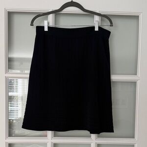 CAbi Classic Navy A-Line Skirt